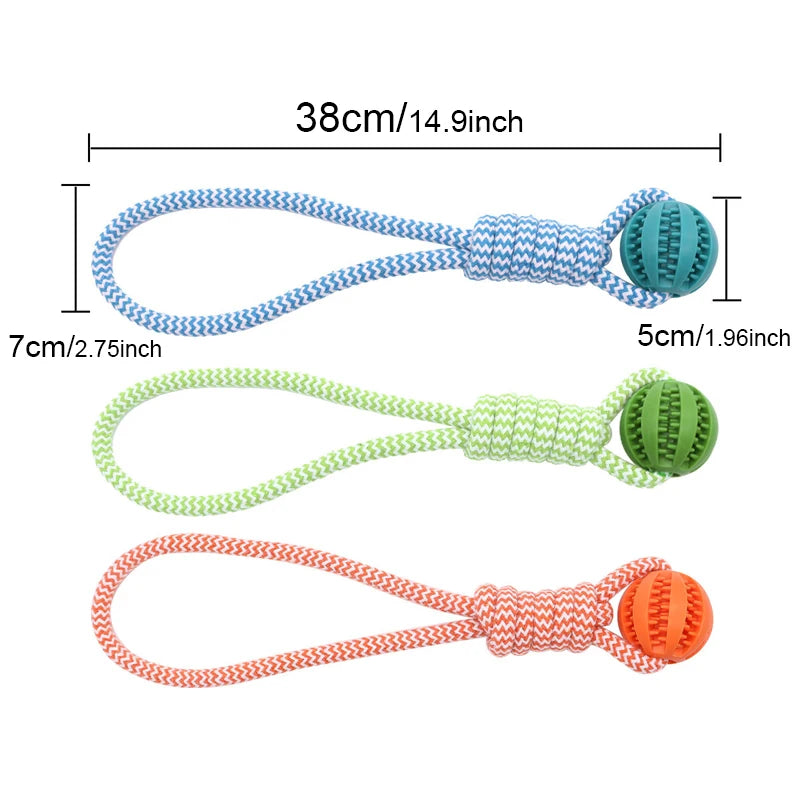 Interactive Toy Rope w/Feeder Ball