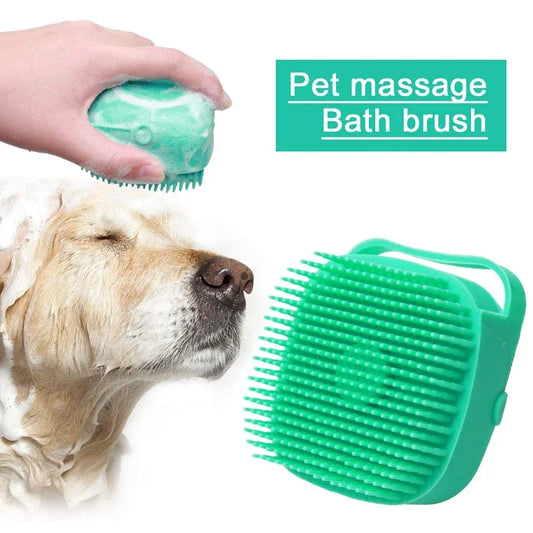 Dog Bath Shampoo Brush